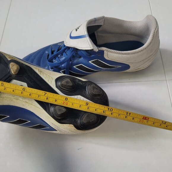 Adidas Copa 17.4 Soccer Kids Blue & White Lace Up Low Top Cleats Shoes Size 5.5 - Picture 5 of 7